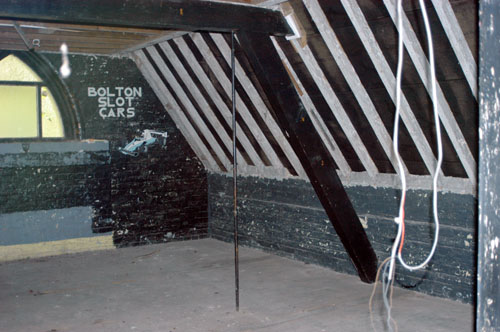 The room which will become the kitchen area and smaller lecture room