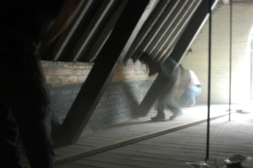 Small working parties, took place to prepare the walls and gave them a base coat of protective paint.